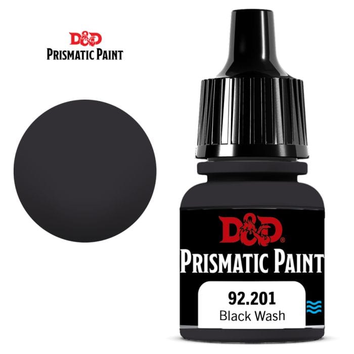WizKids Paints and Brushes WizKids D&D: Prismatic Paint: Black Wash