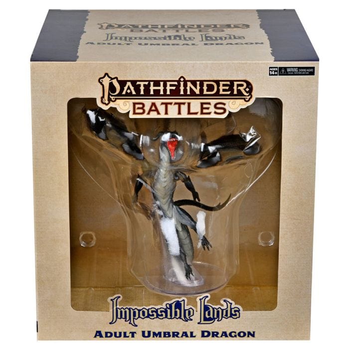 WizKids Pathfinder Battles: Impossible Lands: Adult Umbral Dragon Boxed Figure - Lost City Toys