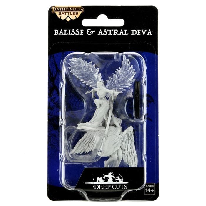 WizKids Pathfinder: Deep Cuts Minis: Balisse & Astral Deva Wave 15 (Unpainted) - Lost City Toys