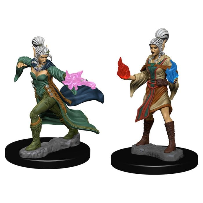 WizKids Pathfinder: Deep Cuts Minis: Elf Female Sorcerer W1 (Unpainted) - Lost City Toys