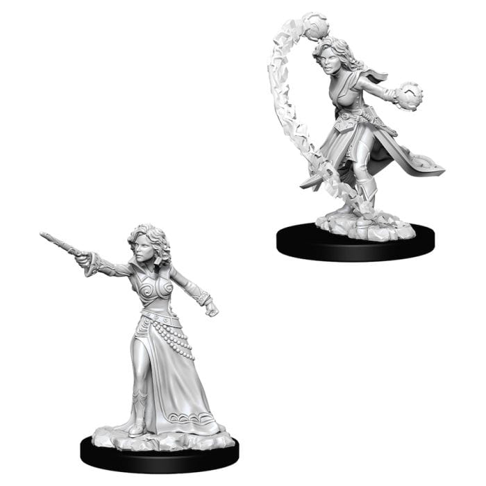 WizKids Pathfinder: Deep Cuts Minis: Female Human Wizard W6 (Unpainted) - Lost City Toys