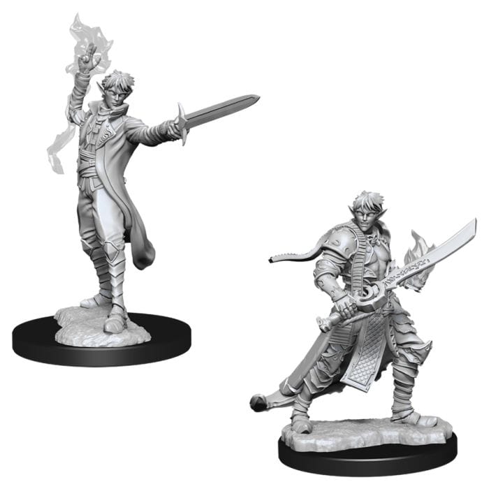 WizKids Pathfinder: Deep Cuts Minis: Male Elf Magus (Magic User) W11 (Unpainted) - Lost City Toys