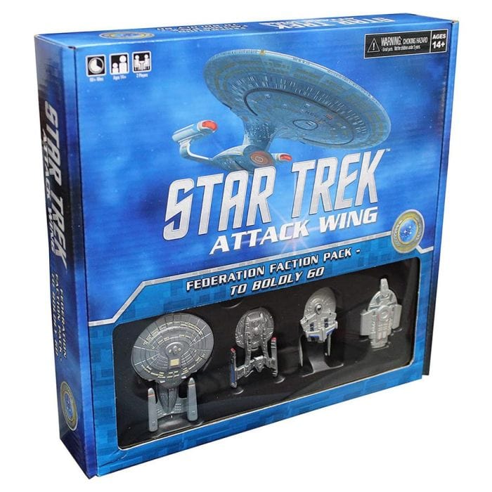 WizKids Star Trek: Attack Wing: Federation Faction Pack: To Boldly Go... - Lost City Toys