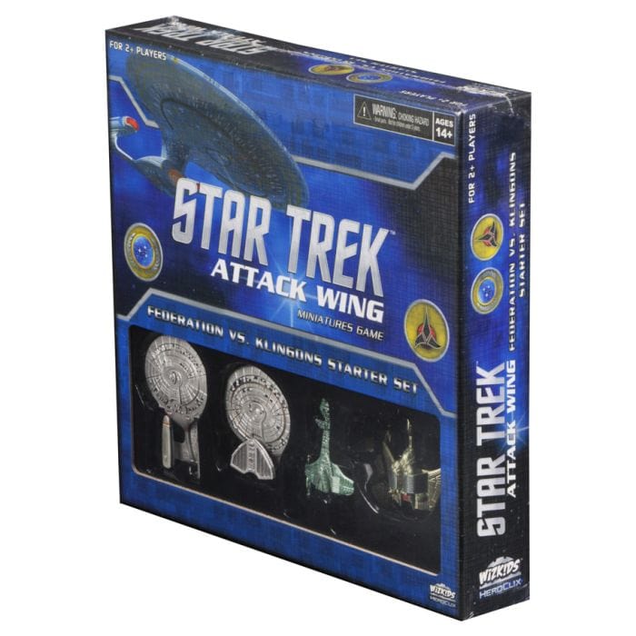 WizKids Star Trek: Attack Wing: Federation vs Klingons Starter Set - Lost City Toys