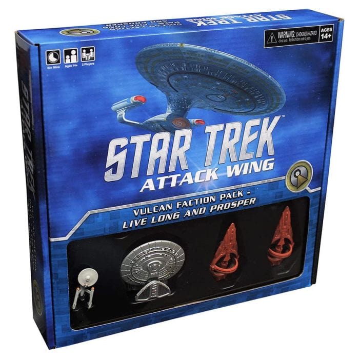 WizKids Star Trek: Attack Wing: Vulcan Faction Pack: Live Long and Prosper - Lost City Toys