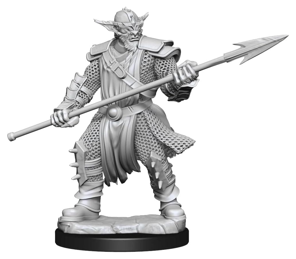 Wizkids/Neca Critical Role Unpainted Miniatures: W01 Bugbear Fighter Male - Lost City Toys