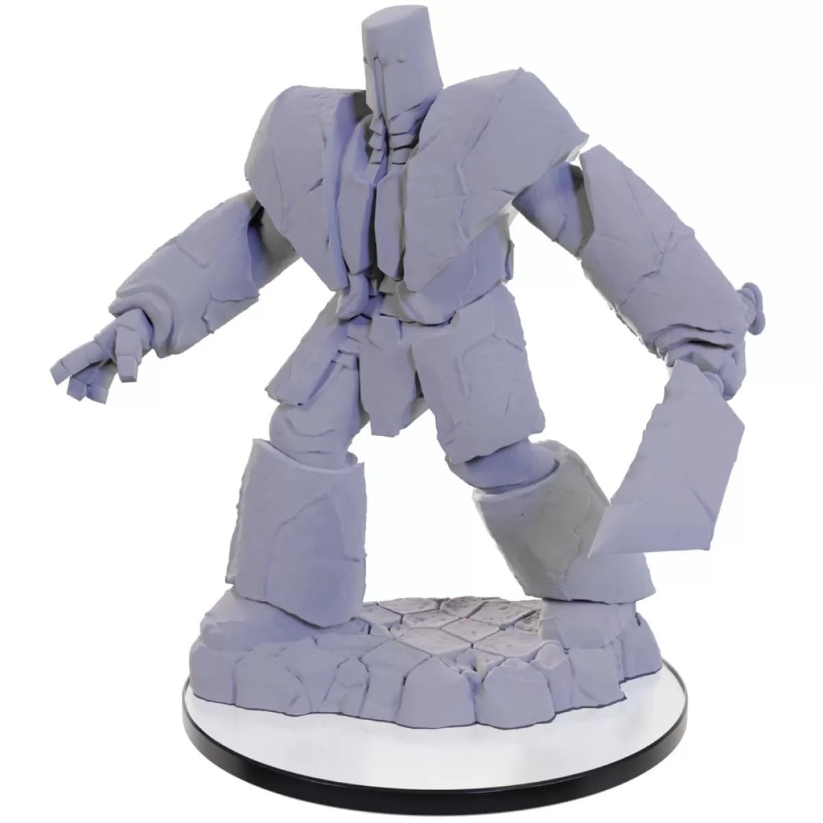 Wizkids/Neca Critical Role Unpainted Miniatures: W05 Cobalt Golem - Lost City Toys