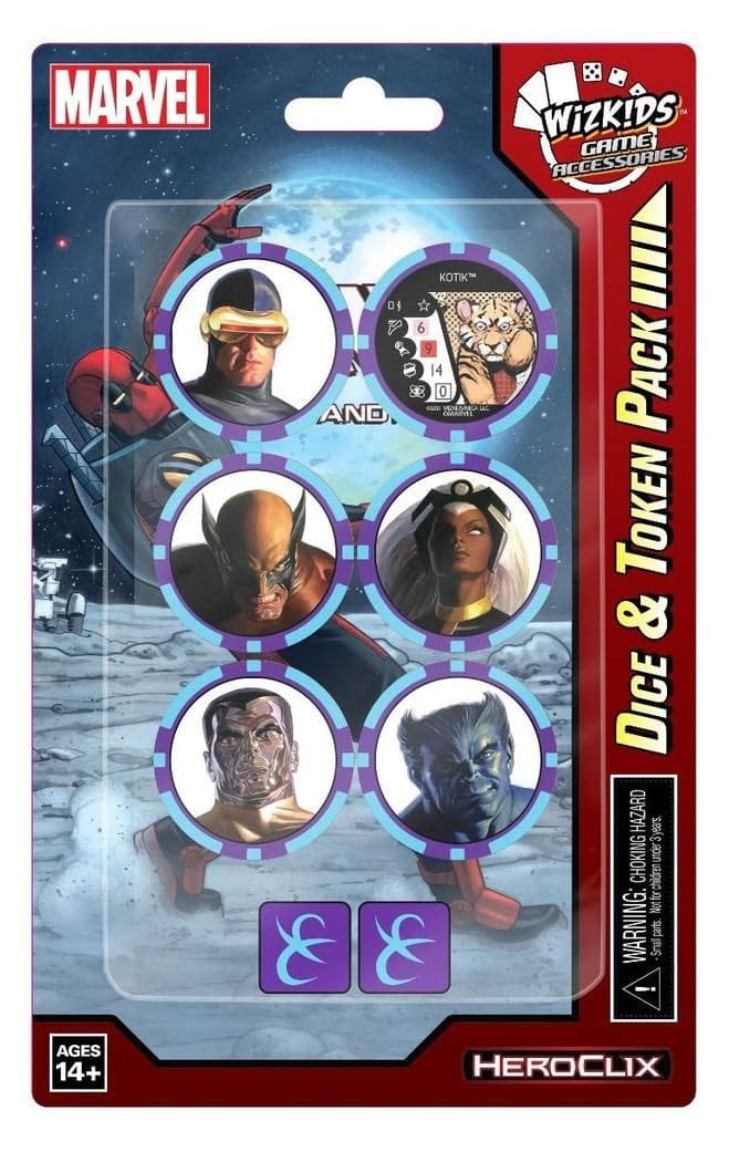 Wizkids/Neca Marvel HeroClix: X - Men Rise and Fall Dice and Token Pack - Lost City Toys