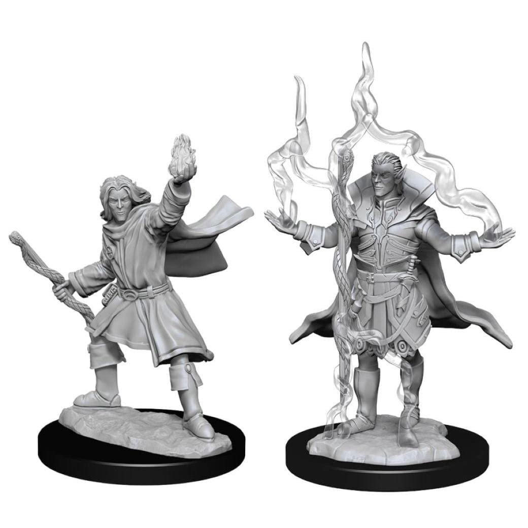 Wizkids/Neca Pathfinder Deep Cuts Unpainted Miniatures: W14 Elf Sorcerer Male - Lost City Toys