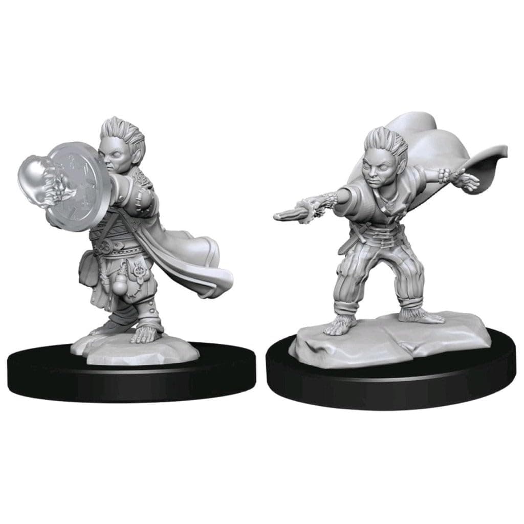 Wizkids/Neca Pathfinder Deep Cuts Unpainted Miniatures: W14 Halfling Wizard Male - Lost City Toys