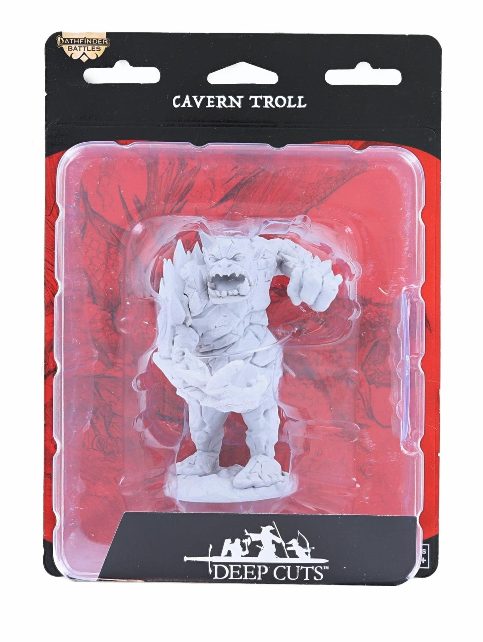 Wizkids/Neca Pathfinder Deep Cuts Unpainted Miniatures: W17 Cavern Troll - Lost City Toys