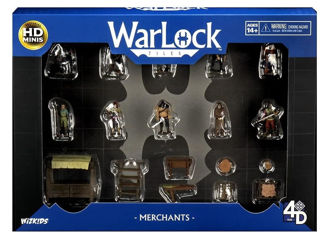 Wizkids/Neca WarLock Tiles: Accessory - Merchants - Lost City Toys