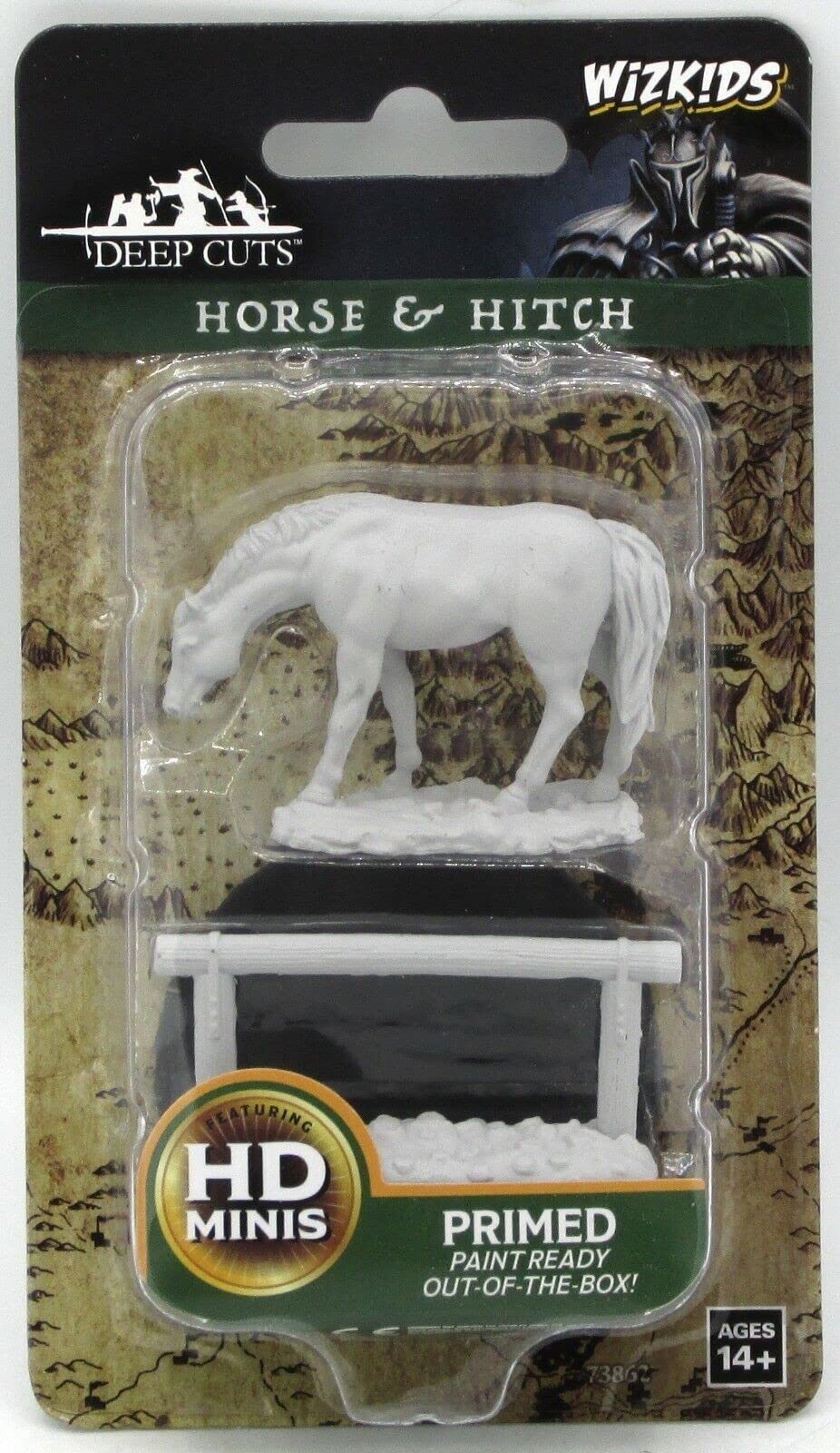 Wizkids/Neca WizKids Deep Cuts Unpainted Miniatures: W10 Horse & Hitch - Lost City Toys